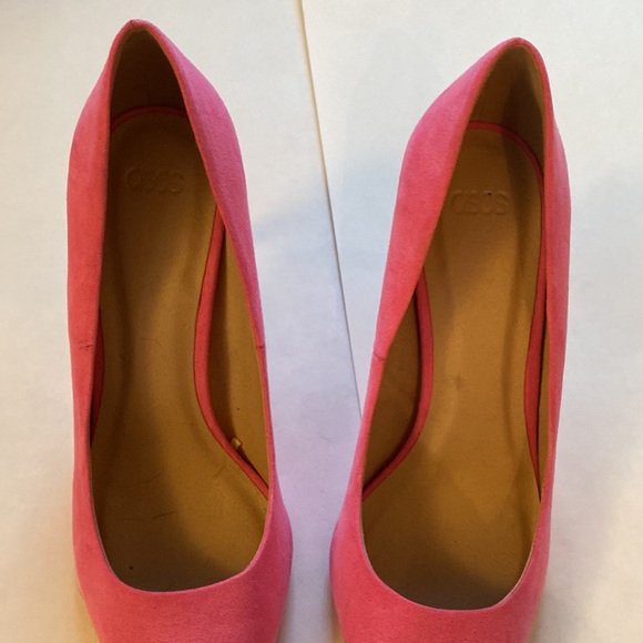 ASOS- bright pink two inch heels. size 9 womens - Picture 3 of 5